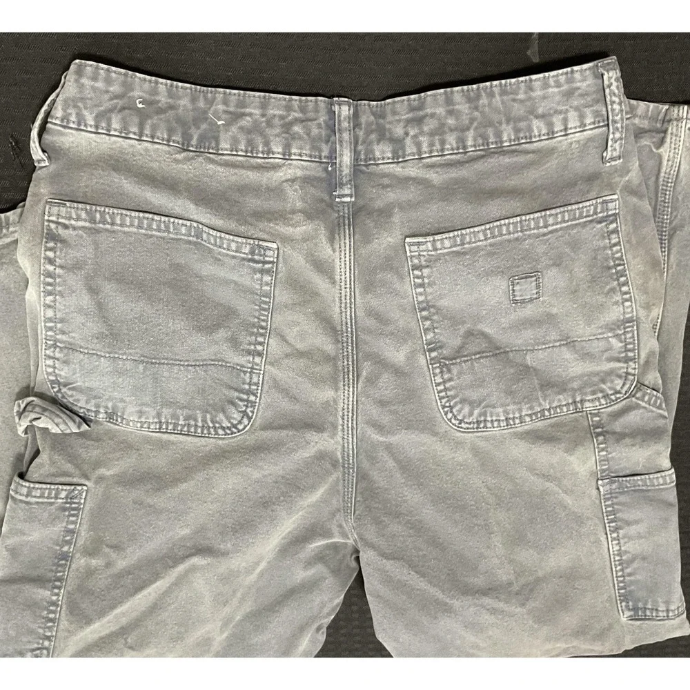 American Eagle Outfitters Pants Mens‎ 31x30 Gray Flex Carpenter Cargo Denim